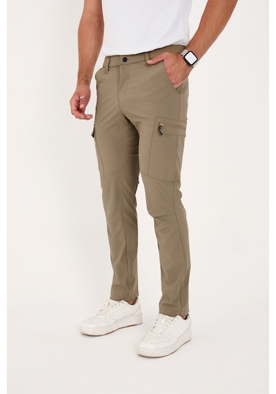 Camp Scoutland Camp526 Outdoor Tactical Su İticili Likralı Yazlık Erkek Taktik Pantolon Bej