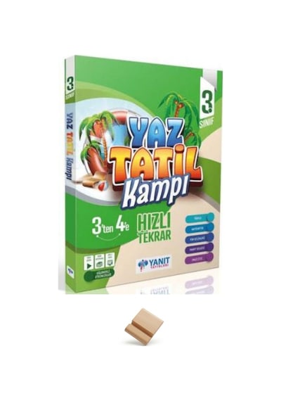 Yanıt Yayınları 3'ten 4'e Geçenler İçin Yaz Tatil Kitabı + Telefon Standı