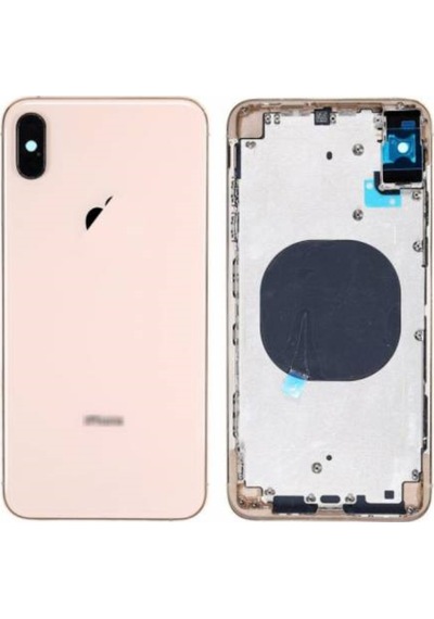Kadrioğlu Apple Uyumlu iPhone XS Max Kasa Kapak Gold