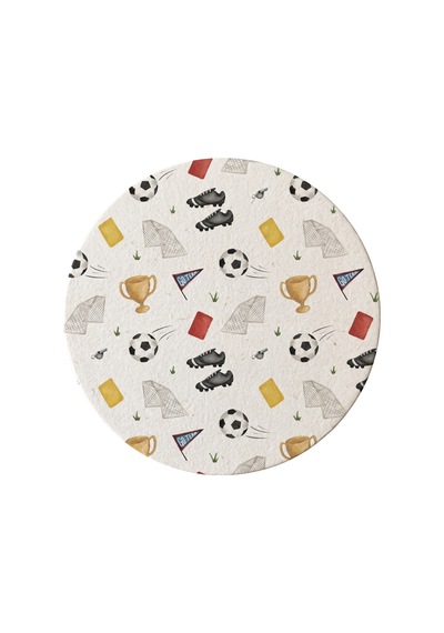 Play Kağıt Bardak Altlığı 10 Cm 12'li Paket Beyaz