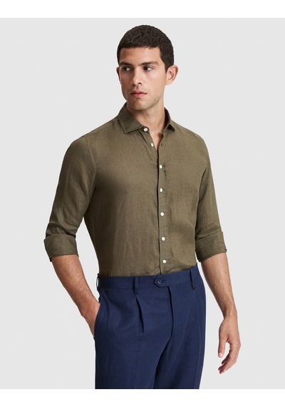 Pierre Cardin Erkek Haki Gömlek Desenli 50320945-vr027