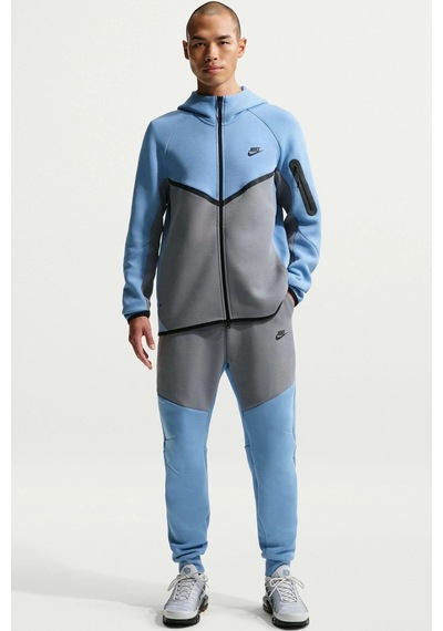 Nike Tech Fleece Slim Fit Men S Track Jogger Pants Erkek Dar Kesim Eşofman Altı Mavi Gri