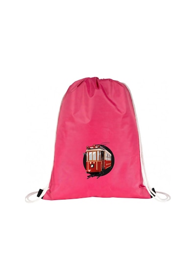 Hero Tasarım Tünel - Ipli Spor Sırt Çantası - Günlük - Okul 35 46cm One Size Inn1014 Pembe