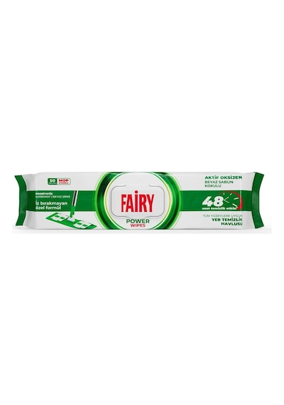 Power Wipes Mop Uyumlu Yer Temizlik Havlusu 50 Yaprak Beyaz Sabun Beyaz Sirke & Karbonat 48 Saat Temizlik Etkili İz Bırakmayan Formül 1000'li Set