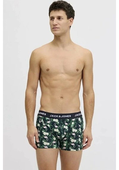 Jack & Jones Flamingo Erkek 3 Pack Boxer Siyah