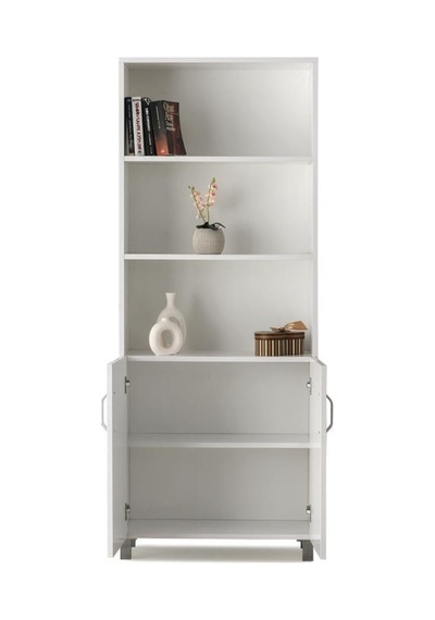 Buket Dolaplı 5 Raflı Kitaplık 70x32x178cm 001