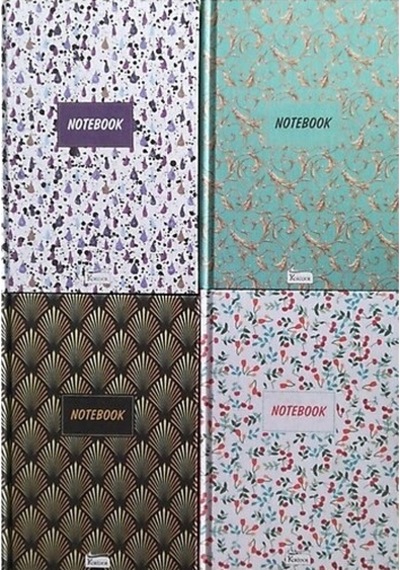 Koridor Çizgili Notebook Bez Defter