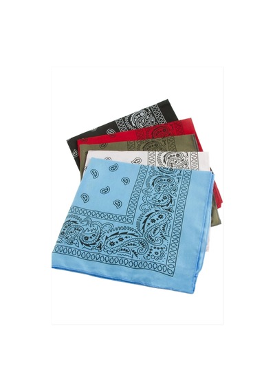 Oval Desenli Keten Bandana 50 50