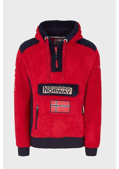 Norway Geographical Erkek Sweat Gymclasssherco Kırmızı