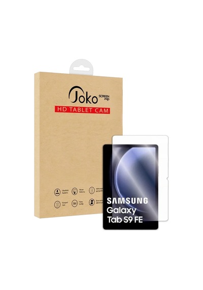 Mey İthalat Samsung Uyumlu Galaxy X610 Tab S9 Fe Plus 12.4 Hd Tablet Cam Ekran Koruyucu - Şeffaf
