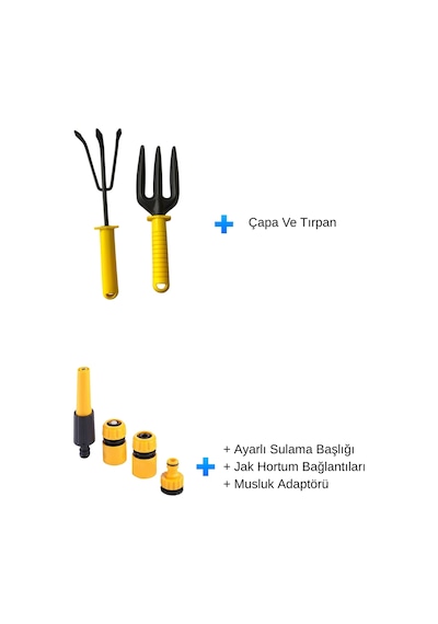 Bahçe Sulama Ultra Set - Üzümcü Hortum Makaralı - 30 Metre