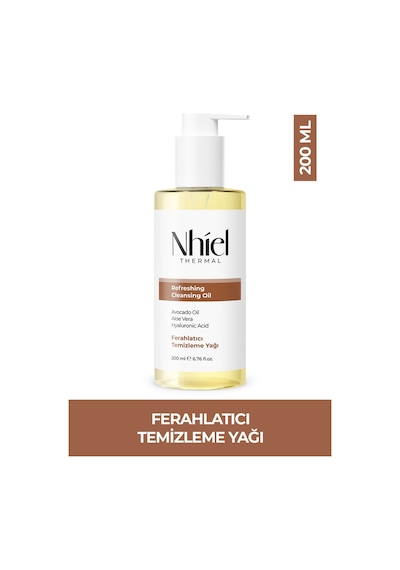 Nhiel Thermal Siyah Nokta Karşıtı Yağ Bazlı Temizleyici 200 ml | Avokado Yağı, Aloe Vera