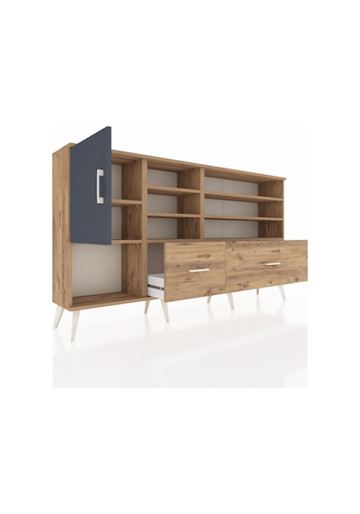 Arges Konsol 8 Raflı 2 Çekmeceli Tek Kapaklı 176x30x99 Çam-antrasit/çam Antrasıt/atlas Çam - Atlas Çam Arges Konsol 8 Raflı 2 Çekmeceli Tek Kapaklı 176x30x99 Çam-antrasit/çam Antrasıt/atlas Çam - Atlas Çam