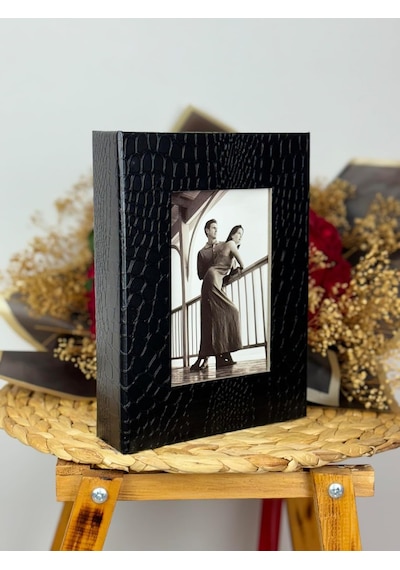 Rabsev 10x15cm 200 Fotoğraf Kapasiteli Lüks Pencereli Deri Fotoğraf Albümü LPP46200-S