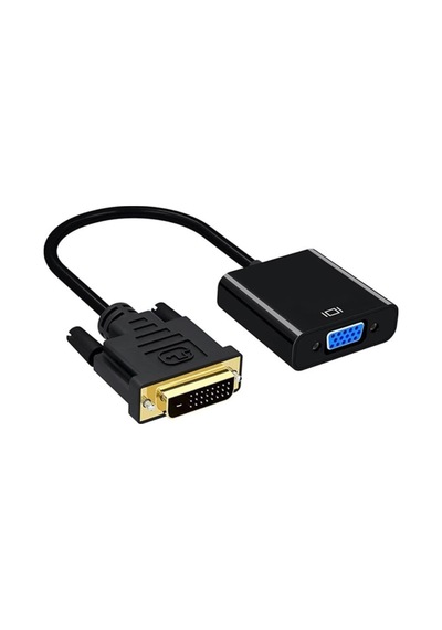 1 Dvi D To Vga 24+1 Çevirici Adaptör Kablo