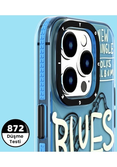 Apple Uyumlu iPhone 14 Pro Max Kılıf Şeffaf Renkli Yazı Temalı Tasarım Youngkit Jazz Serisi