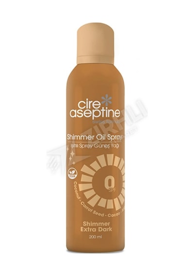 4 Adet Cire Aseptine Sun 0 Spf Shimmer Oil Sprey 200 Ml