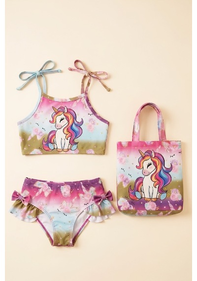 Modanino Kız Çocuk Çantalı 3'lü Mayo Takımı Çanta+mayo+bikini 3-10 Yaş 12649n Turkuaz Modanino Kız Çocuk Çantalı 3'lü Mayo Takımı Çanta+mayo+bikini 3-10 Yaş 12649n Turkuaz