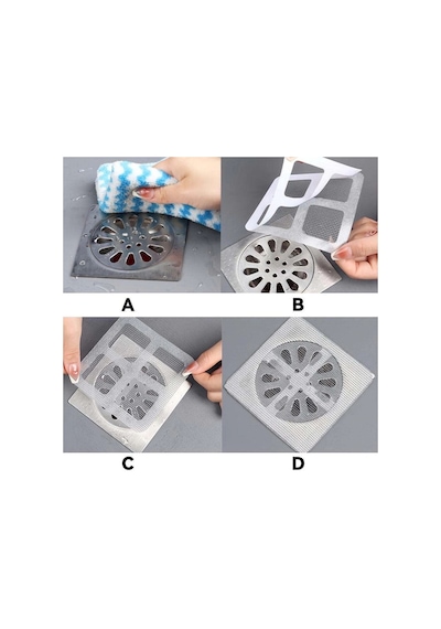 Kendinden Yapışkanlı Banyo Gider Filtresi Metal