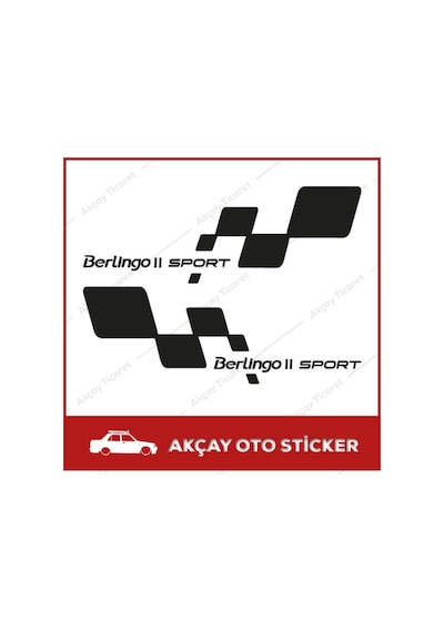Citroen Berlingo 2 Sticker Berlingo Sticker Citroen Araç Sticker