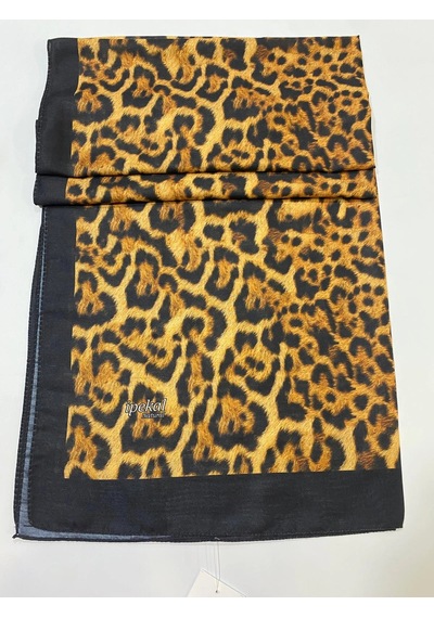 İpekal Natural Leopar Desen Soft Şal 1 Çok Renkli