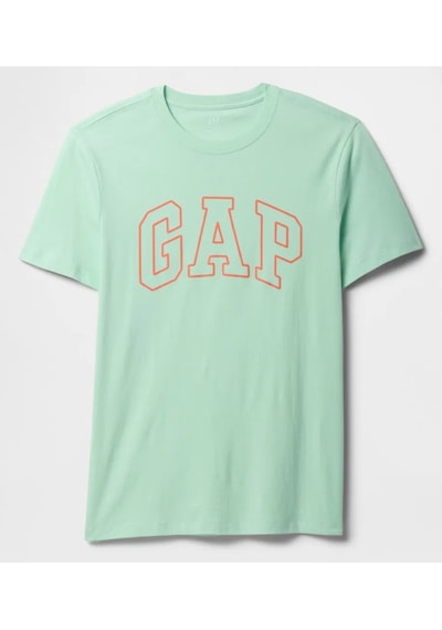 Gap Everyday Soft Basic Gap Logo 856659 T-shirt Kısa Kol Tişört Erkek T-shirt Yeşil