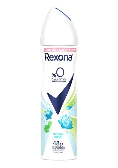 Rexona Kadın Sprey Deodorant Ocean Fresh %0 Alüminyum 150ml