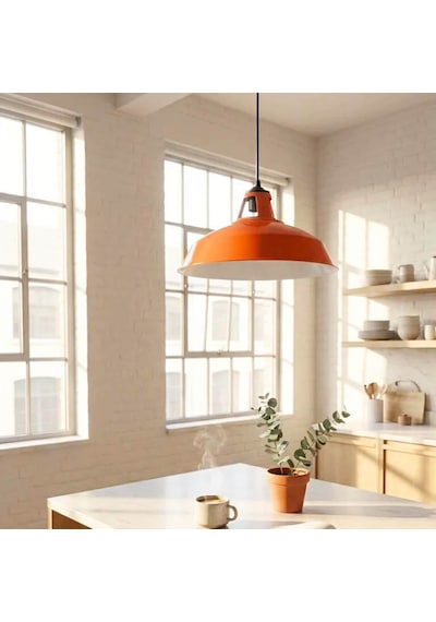 Homing Dock İskandinav Metal Sarkıt Turuncu