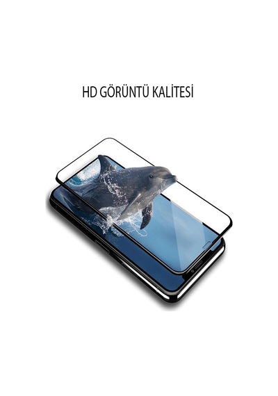 Apple iPhone Uyumlu 15 Pro Max Tam Kaplayan Fiber Nano Ekran Koruyucu Cam