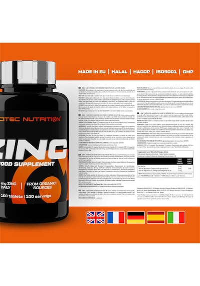 Scitec Nutrition Zinc Çinko 25 Mg 100 Tablets