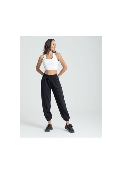 Winmoda34 Jogger Üç Iplik Şardonlu Eşofman Çımalı Siyah