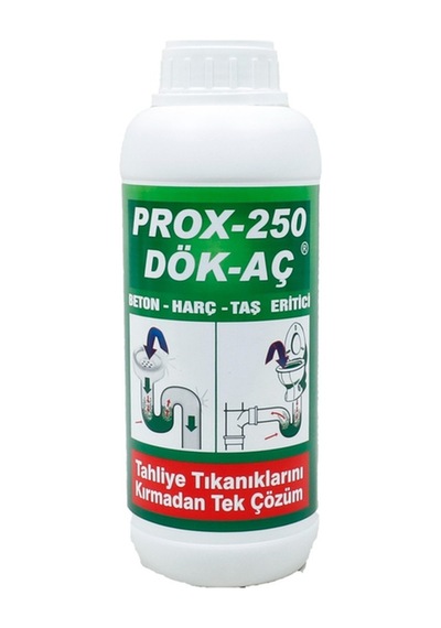 Taş- Beton- Harç Kum Eritici Prox-250 Lavabo Gider Açıcı 1000 Gr