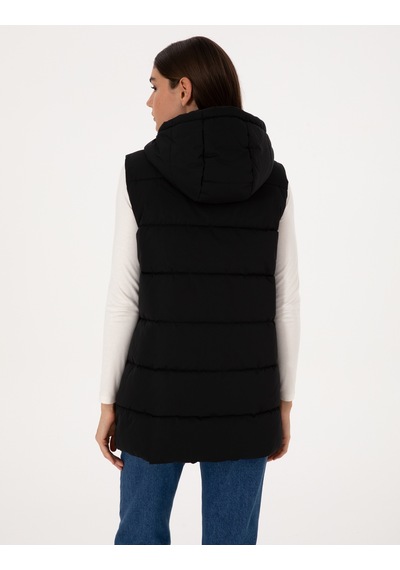 Pierre Cardin Kadın Siyah Mont Yelek 50309044-vr046 Siyah