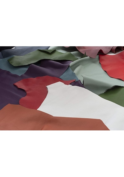 Osm Leather Rastgele Boyutlarda Ve Klasik Karışık Renklerde Kiloluk Hakiki İtalyan Derisi Parçaları-çeşitli Şek