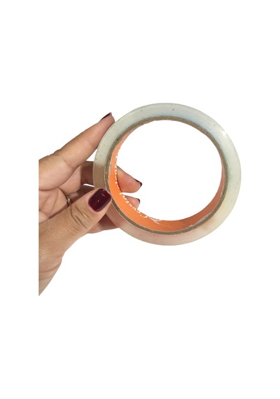 Büro Bandı Büyük Bant Makinesi Uyumlu Şeffaf Bant 60 Metre 18 Mm Kalın Selobant Bant- 3 Adet 1
