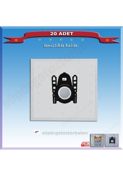 Siemens Uyumlu Vsz 60000-69999 Z 6.0 Süpürge Toz Torbası 20 Adet 200620