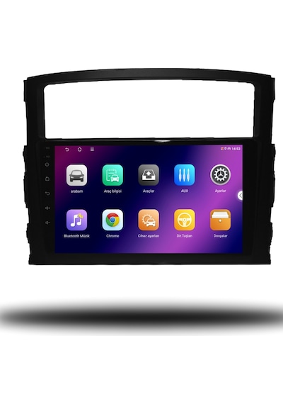 Caros Mitsubishi Pajero 2008-2014 Uyumlu Android Multimedya 6gb Ram 64gb Hafıza 9"