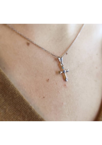 Oriental Kuyumculuk Jewellery Taşsız Küçük Boy Gümüş Kolye Gümüş