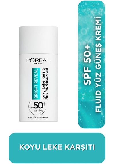 L'Oréal Paris Koyu Leke Karşıtı Yüz Güneş Kremi SPF50+ 50 ML + Panorama Hacim Veren Maskara