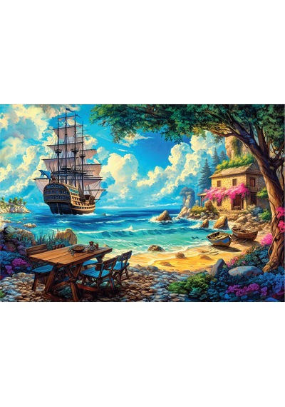 Anatolian 260 Parça xl Puzzle - Korsan Koyu 3349