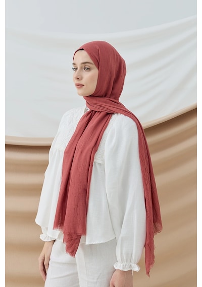 Modakaşmir Bambu Şal Marsala Gül