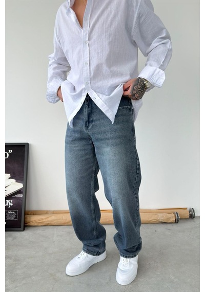 Mavi Basic Baggy Fit Pantolon Mavi