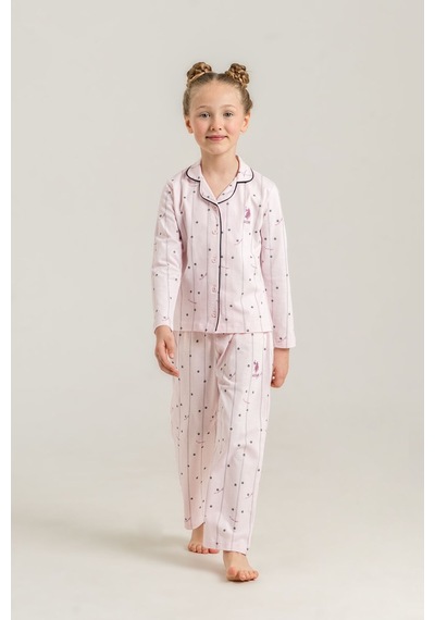 U.S. Polo Assn. Kız Çocuk Gömlek Pijama Takımı Nakışlı Pembe Uzun Kol Pijama Takımı Us2726-c-v2 Us2726-c-v2 U.S. Polo Assn. Kız Çocuk Gömlek Pijama Takımı Nakışlı Pembe Uzun Kol Pijama Takımı Us2726-c-v2 Us2726-c-v2