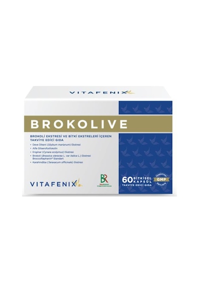 Vitafenix Brokolive Brokoli Ekstresi 60 Bitkisel Kapsül