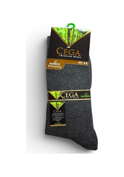 Çega Socks Dikişsiz Erkek Bambu Çorap Kokulu 12'li Çok Renkli Çok Renkli