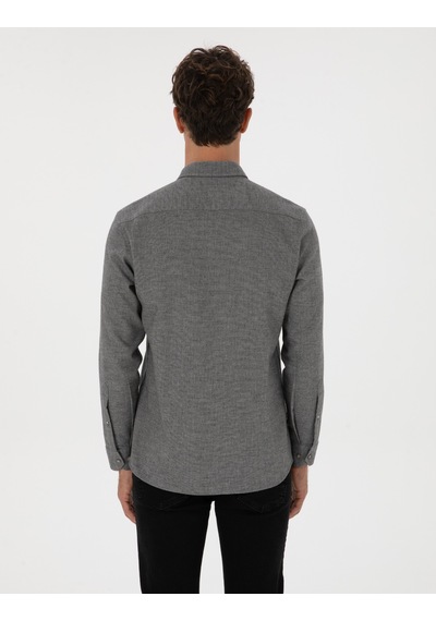 Pierre Cardin Erkek Gri Gömlek Desenli 50311562-vr024 Gri