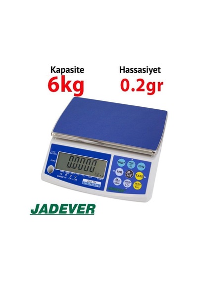 Jadever Jwq Dijital Hassas Terazi (6Kg / 0.2Gr)