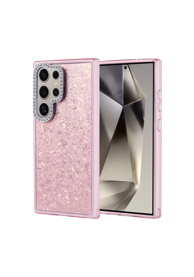 S24 Ultra İle Uyumlu Kılıf Pembe Kapi Kapak Taşlı S24 Ultra İle Uyumlu, Pembe Sku: Zeusb0fdqzj4dx