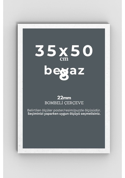 Puzzle Çerçevesi 22 Mm 35x50 Cm 1000 Lik 1000 Parça Beyaz