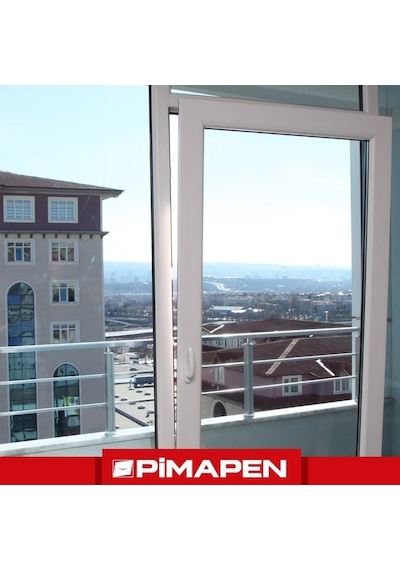 Pimapen Marka Beyaz  PVC Pencere Kolu Alüminyum Kol